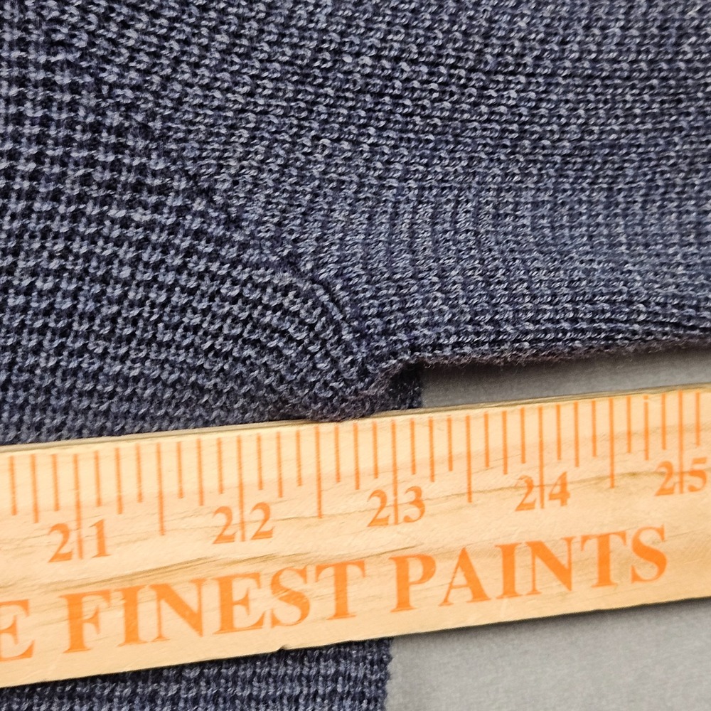 Southern Tide Sweatshirt Mens XL Blue Bailer Jade 1/4 Zip Waffle Knit Outdoor - Picture 5 of 11